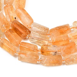Heated Natural Citrine Beads Strands&nbsp;G-O170-113