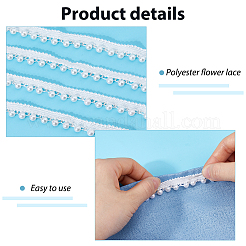 Polyester Lace Trim&nbsp;OCOR-WH011-164B
