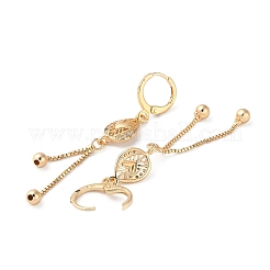 Rhinestone Heart Leverback Earrings&nbsp;EJEW-K256-34KCG