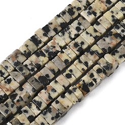 Natural Dalmatian Jasper Beads Strands&nbsp;G-A280-C07-01