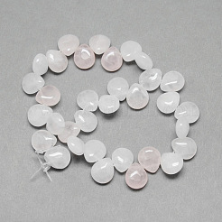 Natural Rose Quartz Gemstone Beads Strands&nbsp;X-G-T005-18