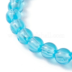 Transparent Plastic Beaded Stretch Bracelets for Children&nbsp;BJEW-JB11507-02