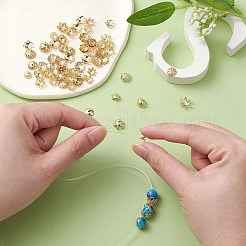 100Pcs 10 Styles Alloy Bead Caps&nbsp;PALLOY-CJ0002-77