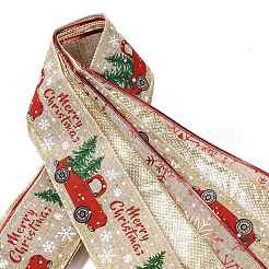 Christmas Linen Big Bowknot Pendant Decorations&nbsp;AJEW-S088-03A