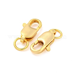Brass Lobster Claw Clasps&nbsp;KK-M286-01G