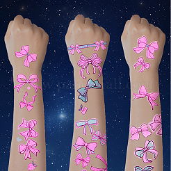 20 Sheets Luminous Water Proof Removable Temporary Tattoos Stickers&nbsp;AJEW-SP0002-81A