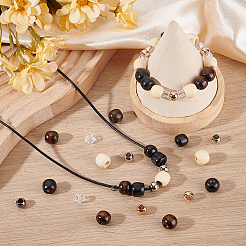 150Pcs 8 Styles Alloy & Wood & Plastic Beads&nbsp;FIND-PA0001-24
