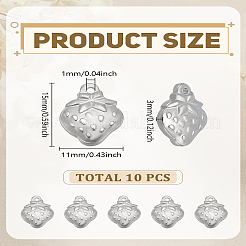 10Pcs 201 Stainless Steel Charms&nbsp;STAS-LP0002-97