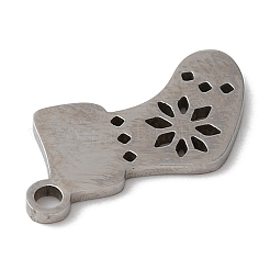 Non-Tarnish Christmas 201 Stainless Steel Pendants&nbsp;STAS-D053-02P