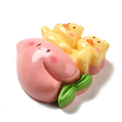 Animal Duck Theme Opaque Resin Decoden Cabochons&nbsp;CRES-B020-01D