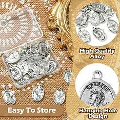 20Pcs 4 Style Tibetan Style Alloy Pendants&nbsp;TIBEP-CJ0001-20