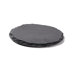 Natural Black Stone Cup Mat&nbsp;AJEW-G036-03