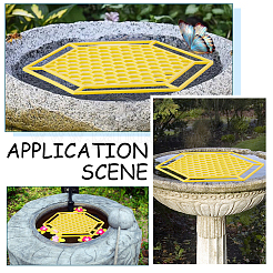 ABS Plastic Floating Bee Island&nbsp;AJEW-WH0248-803