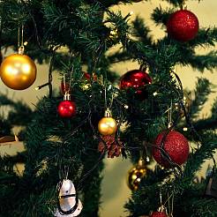 3 Boxes 3 Style Christmas Ball Plastic Ornaments&nbsp;AJEW-SZ0001-86