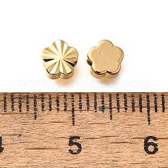 Brass Textured Beads&nbsp;KK-Z092-01F-G