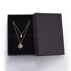 Brass Tiered Necklaces&nbsp;NJEW-JN02384-02
