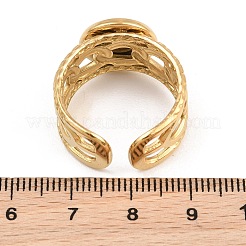 304 Stainless Steel Cuff Ring Components&nbsp;SA-CBA82C8-01C-G