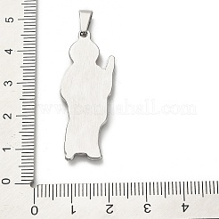 304 Stainless Steel Pendants&nbsp;STAS-Q343-05C-GP