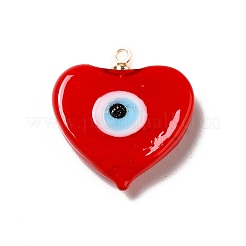 Handmade Lampwork Pendants&nbsp;LAMP-E030-01G-M