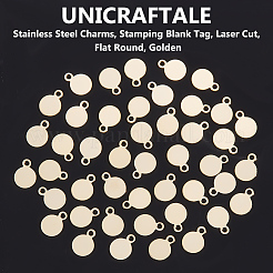100Pcs 304 Stainless Steel Charms&nbsp;STAS-UN0055-16