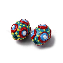 Glass Enamel Beads&nbsp;GLAA-C038-01B
