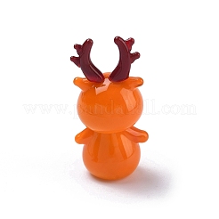 Handmade Lampwork Deer Display Decorations&nbsp;LAMP-F043-13