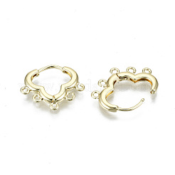 Brass Huggie Hoop Earring&nbsp;KK-N227-59-NF