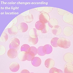 80g Iridescent PVC Paillette/Sequins Pendants&nbsp;KY-SC0002-49B