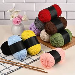 10Pcs 10 Colors Polyester Yarn for Knitting & Crochet&nbsp;YCOR-SZ0001-03A