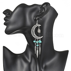 7 Pairs Gemstone Dangle Earrings&nbsp;EJEW-JE06710