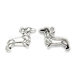 Tibetan Style Alloy Puppy Pendants&nbsp;TIBEP-MSMC021-28