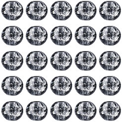 5 Strands Spray Painted Crackle Glass Beads Strands&nbsp;CCG-PA0001-08B