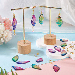 4 Sets 4 Colors Resin Pendants&nbsp;DIY-TA0013-51