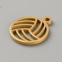 304 Stainless Steel Charms&nbsp;STAS-WH20011-03G