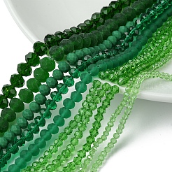 Electroplate Glass Beads Strands&nbsp;EGLA-FS0001-42B