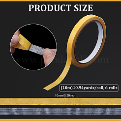 6Rolls Plastic Double-Sided Adhesive Tape&nbsp;AJEW-PH0007-28