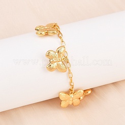 304 Stainless Steel Charm Bracelets for Women&nbsp;BJEW-D359-12G