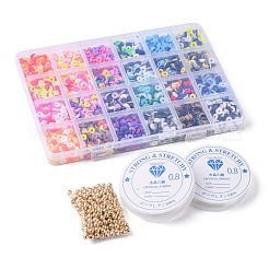 DIY Heishi Surfer Bracelet Making Kit&nbsp;DIY-FS0002-94