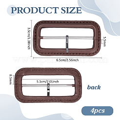4Pcs Leather Buckles&nbsp;FIND-PH0038-70B