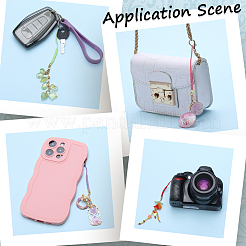 45Pcs 9 Colors Polyester Cord Mobile Straps&nbsp;FIND-GF0006-44