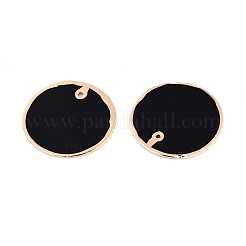 Spray Painted Natural Capiz Shell Pendants&nbsp;SSHEL-T017-37
