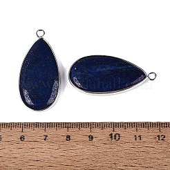 Dyed Natural Lapis Lazuli Pendants&nbsp;G-Q606-91P