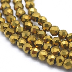 Electroplate Glass Beads Strands&nbsp;GLAA-F079-A-FP02