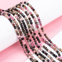 Natural Multicolor Tourmaline Beads Strands&nbsp;G-K185-14B