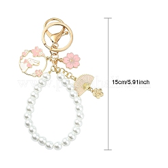 Alloy Enamel & Plastic Pendant Decoration&nbsp;HJEW-YW00035-01