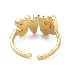 Love Finger Ring for Girl Women&nbsp;KK-C224-07G