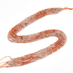 Natural Sunstone Beads Strands&nbsp;G-T141-67