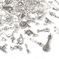 68Pcs 17 Styles Tibetan Style Alloy Pendants&nbsp;FIND-TA0006-19