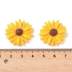 Opaque Flatback Resin Cabochons Accessories&nbsp;RESI-TAC0003-30B-04