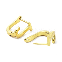 Brass Letter Stud Earrings for Women&nbsp;EJEW-A038-01J-G